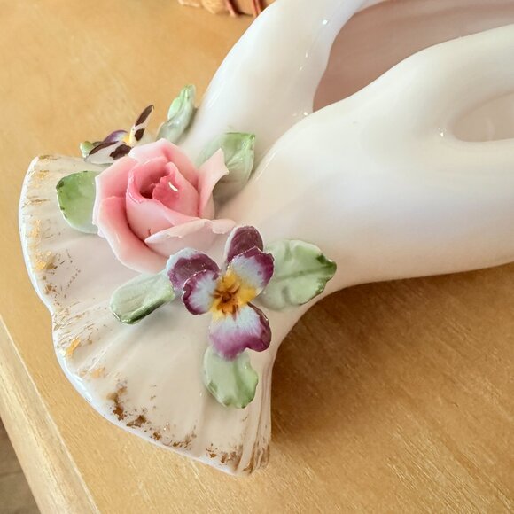 Vintage Lefton "Pair of Hands Trinket Dish" - Picture 11 of 17